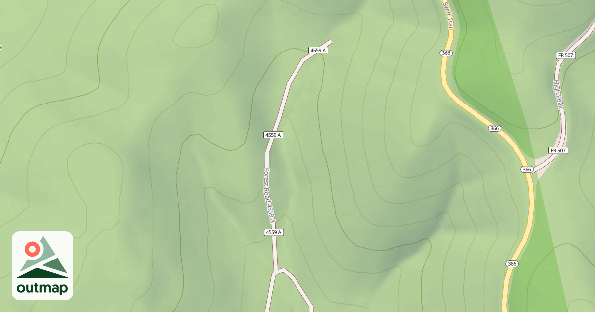 Map of USFS Motor Vehicle Use Map Roads {614A1109-13E6-446D-99C7-D68C1D3C9CFE}