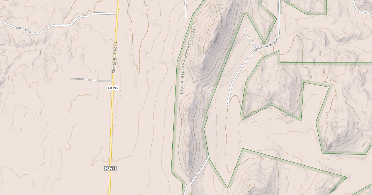 Map preview of HAZELRODT CUTOFF BR 1H