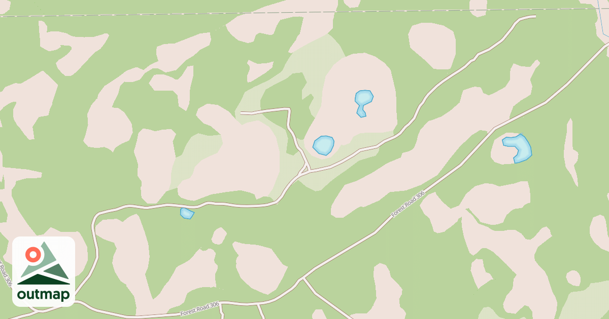 Map of USFS Motor Vehicle Use Map Roads {0A41431E-7FFE-4961-94CC-18C615321C96}