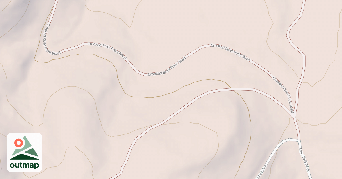 Map of CROOKED RIVER POINT