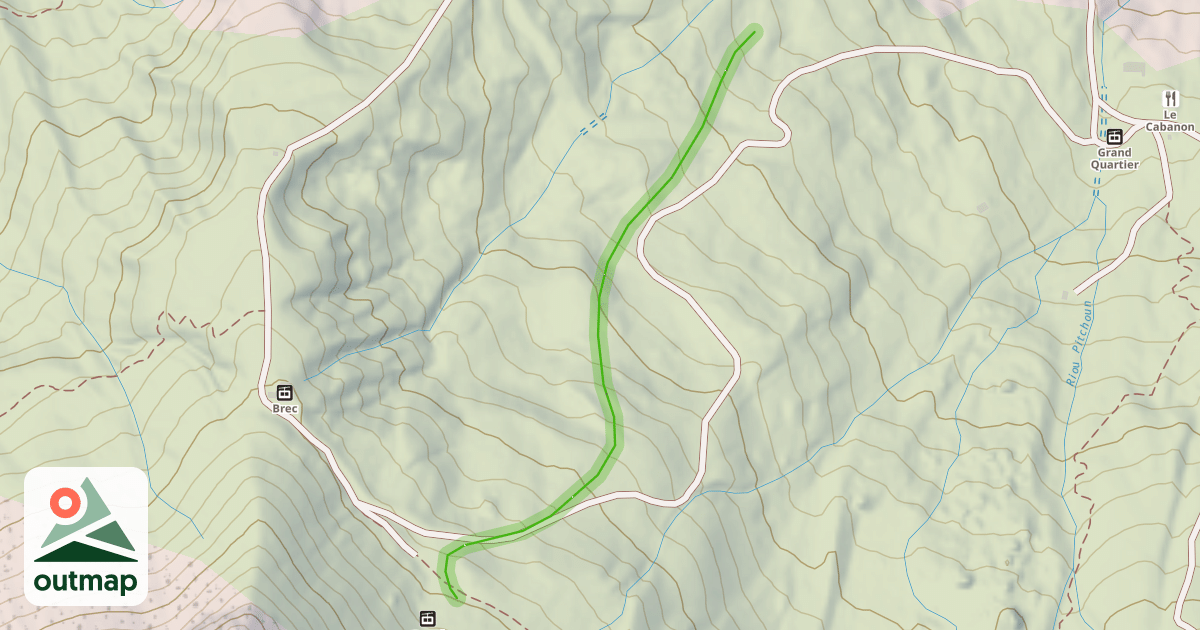 Map of Côte 2200