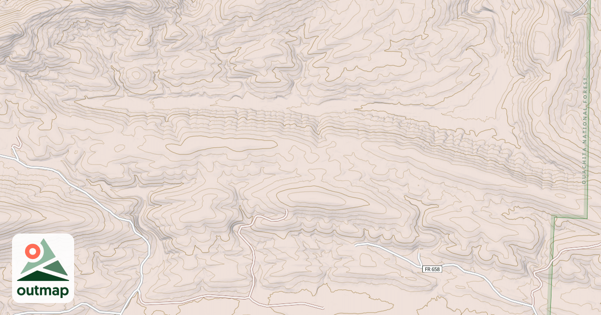 Map of USFS Motor Vehicle Use Map Roads {C7B6C800-6B7F-49BA-AB75-ADB6555321F0}