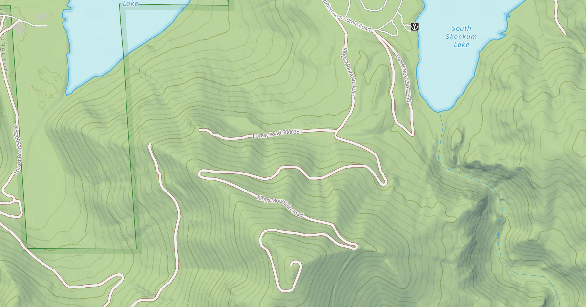 Map preview of KINGS MTN