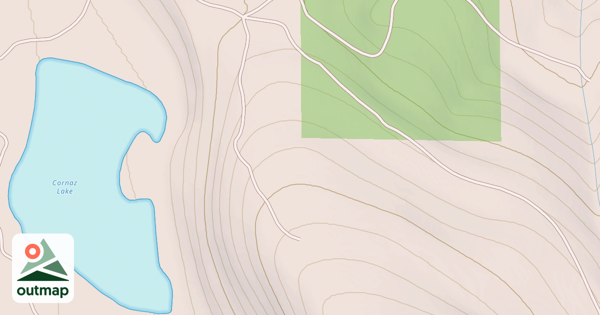 Map of E CORNAZ LK
