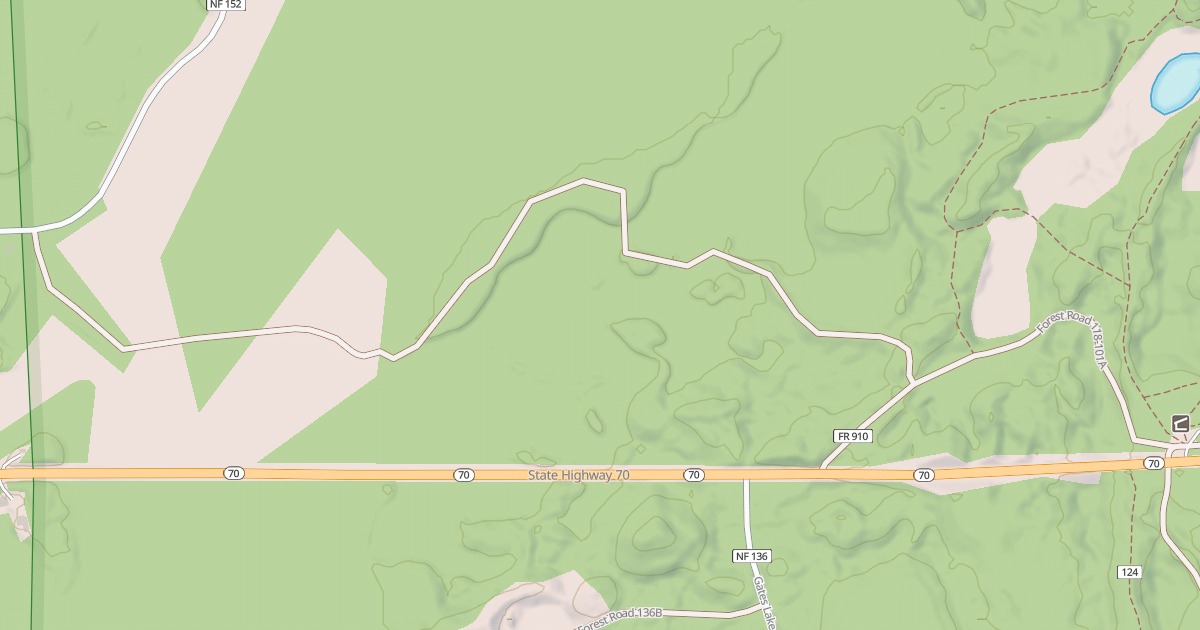 Map preview of USFS Motor Vehicle Use Map Trails 12950