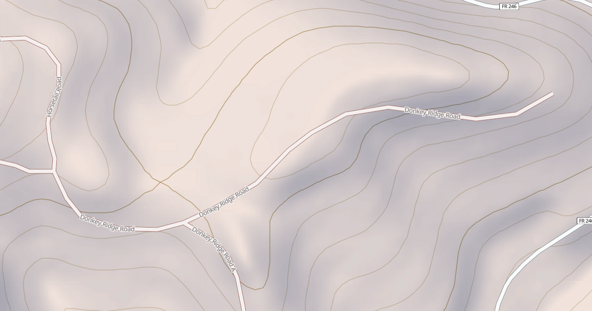Map preview of DONKEY RIDGE