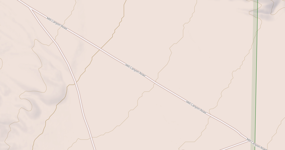 Map preview of MILL CANYON - DRY LAKE