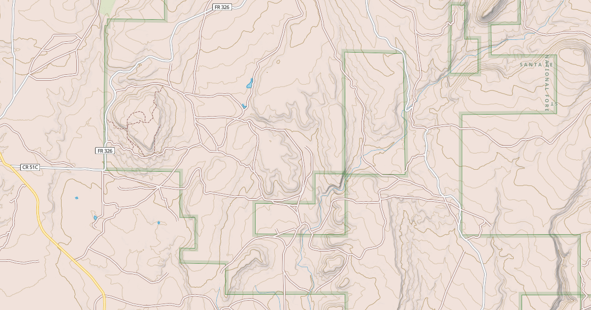 Map preview of GLORIETA MESA