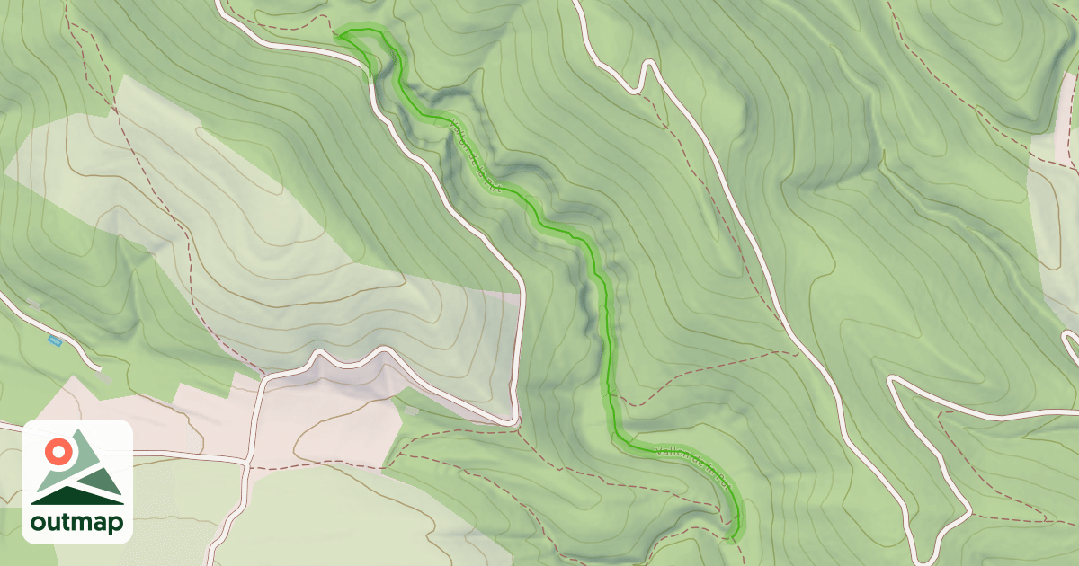 Map of Vallon de la Put