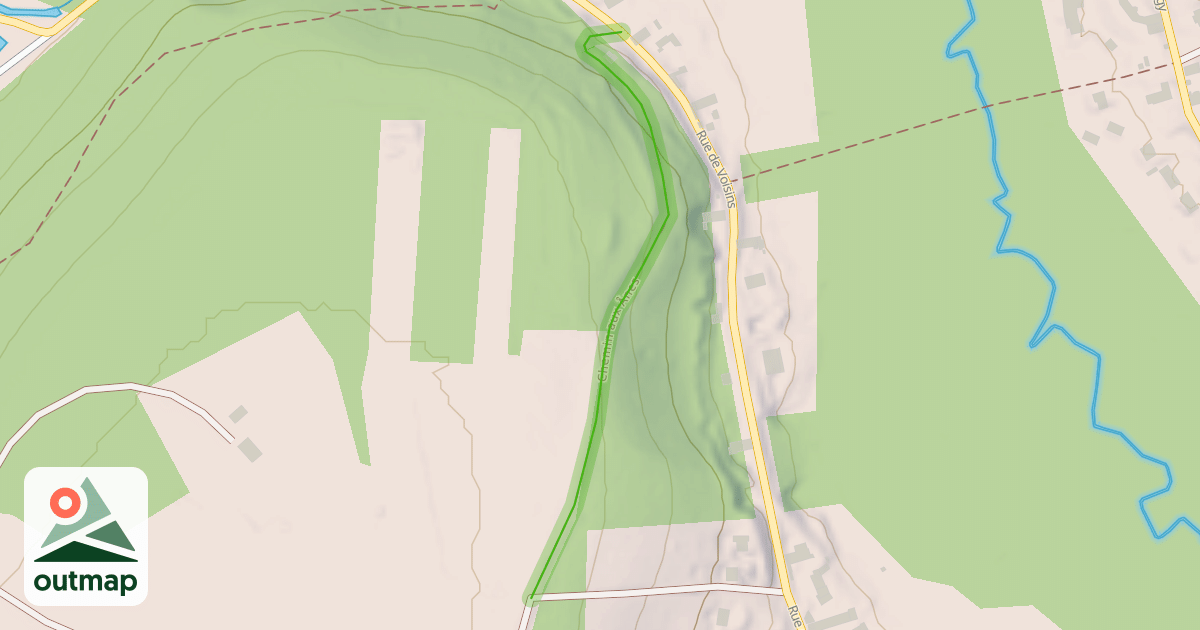 Map of Chemin aux Ânes