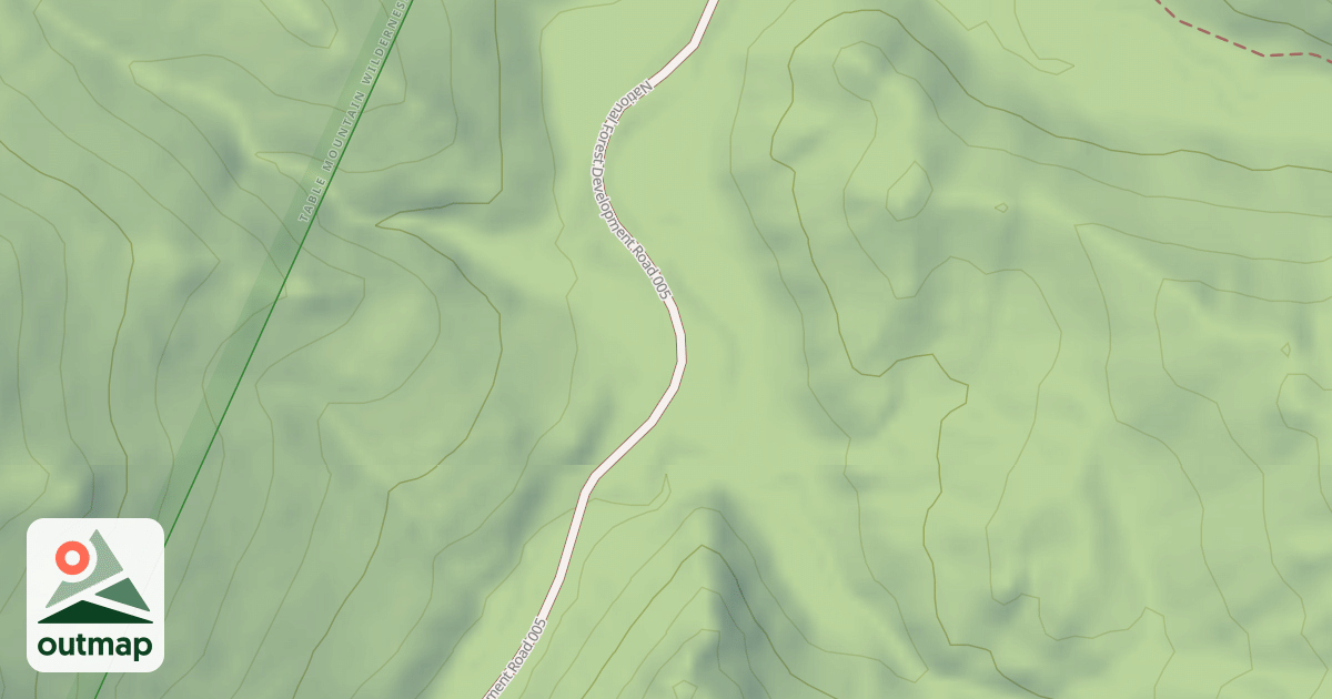 Map of BARLEY CREEK CG LOOP C