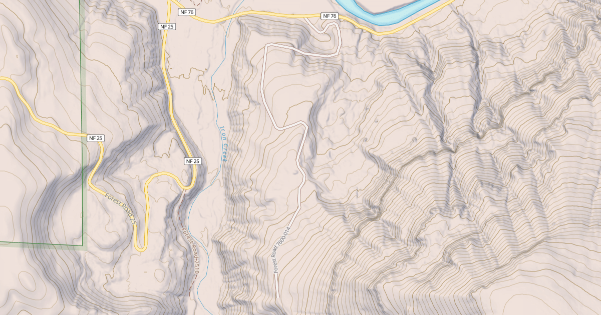 Map preview of EAST IRON CRK