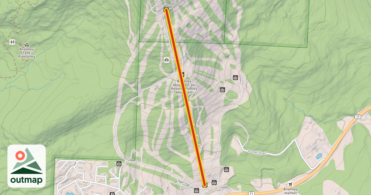 Map of Sun Chairlift