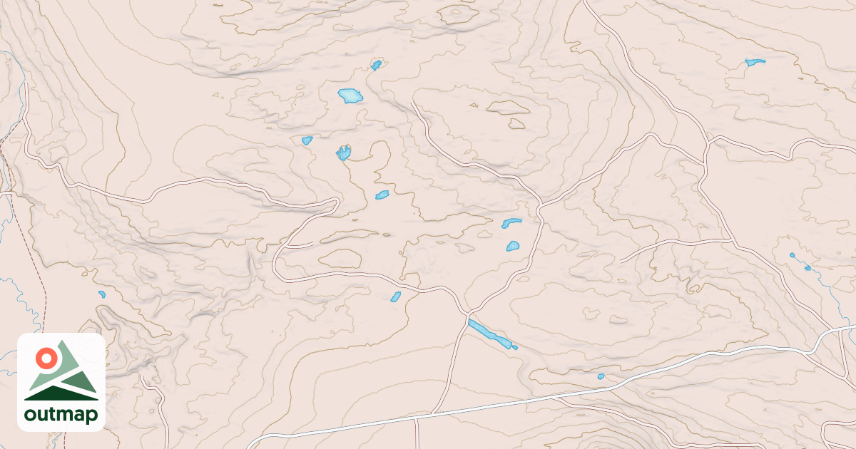 Map of Fish Pond North Loop Trail To Jackman