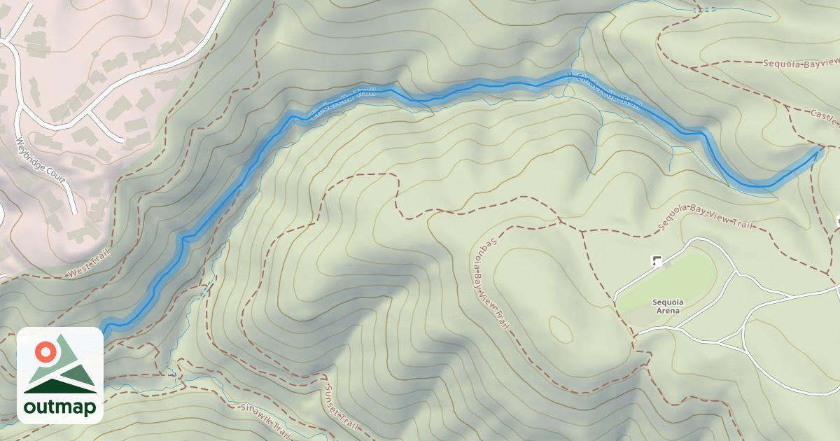 Map of Cinderella Trail