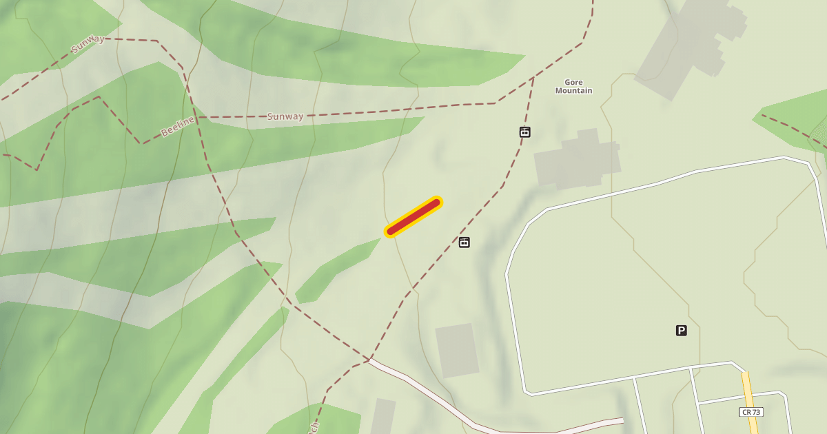 Map preview of The Snow Train