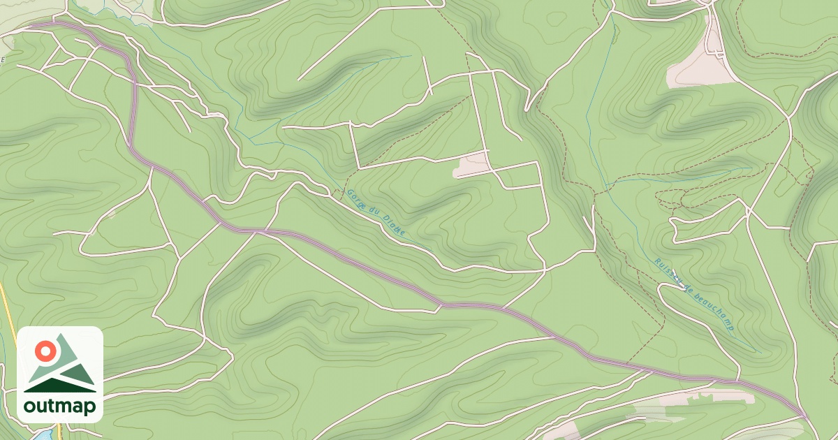 Map of Tranchée de Courupt
