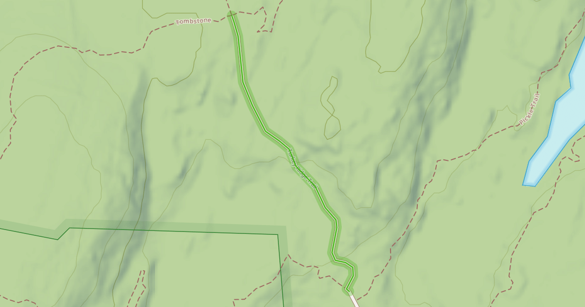 Map preview of Turkey Ridge Trail