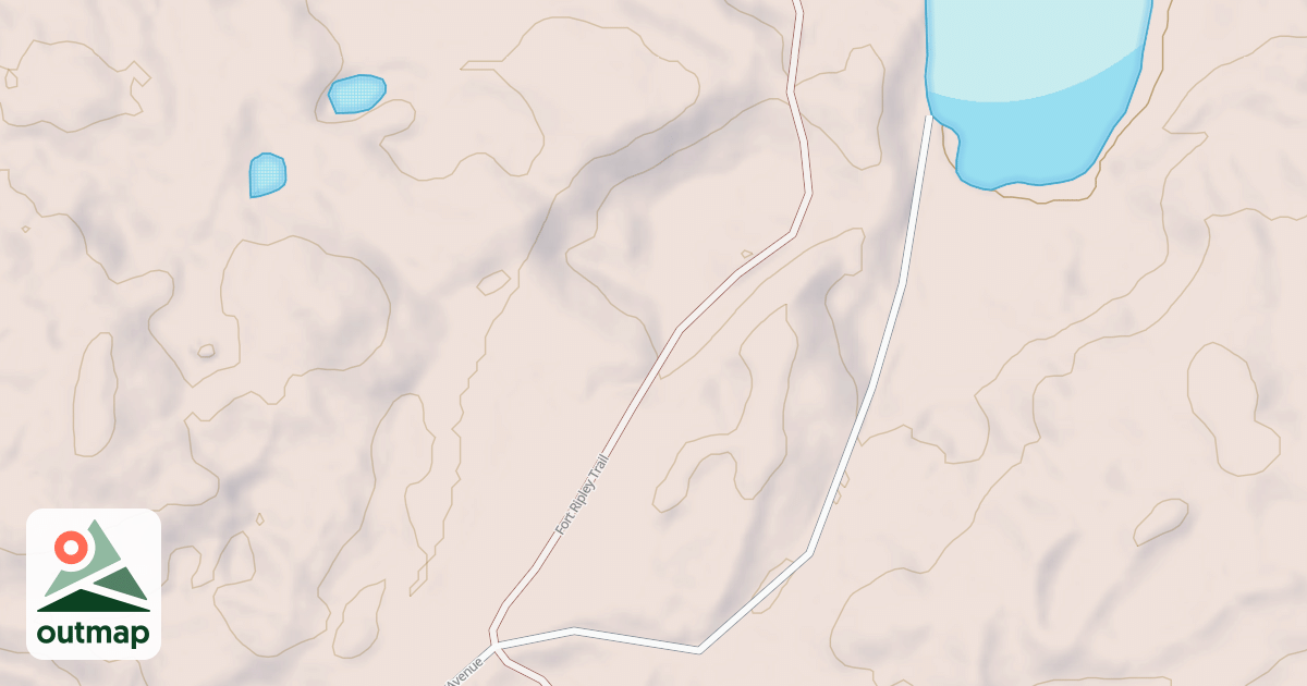Map of Fort Ripley Trails