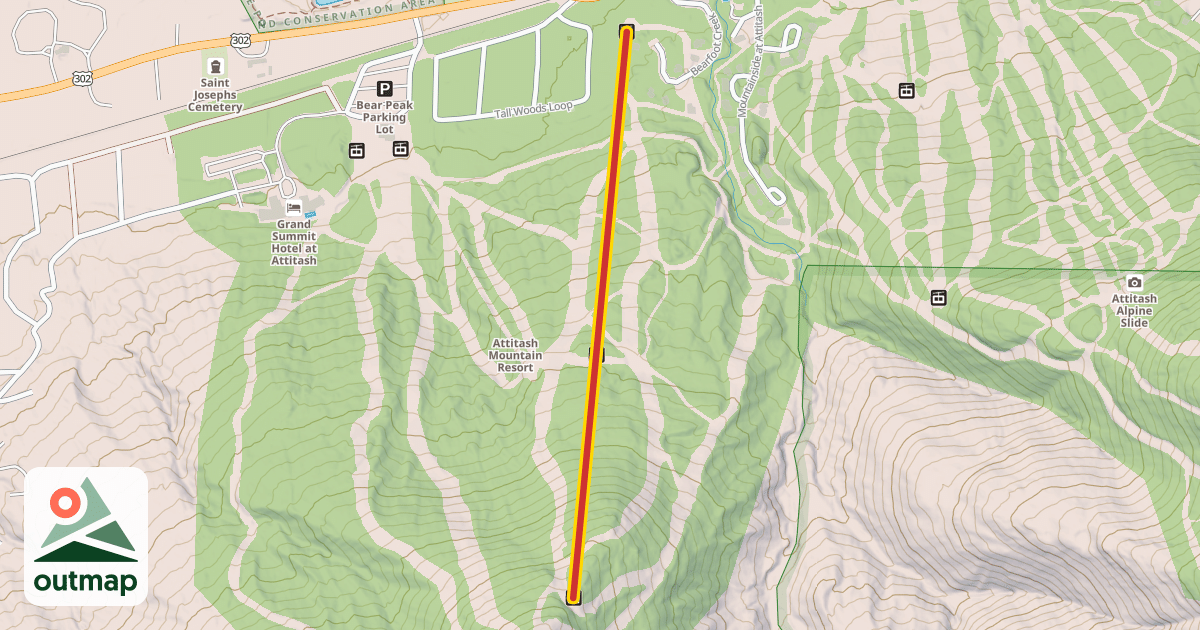 Map of Abenaki Quad