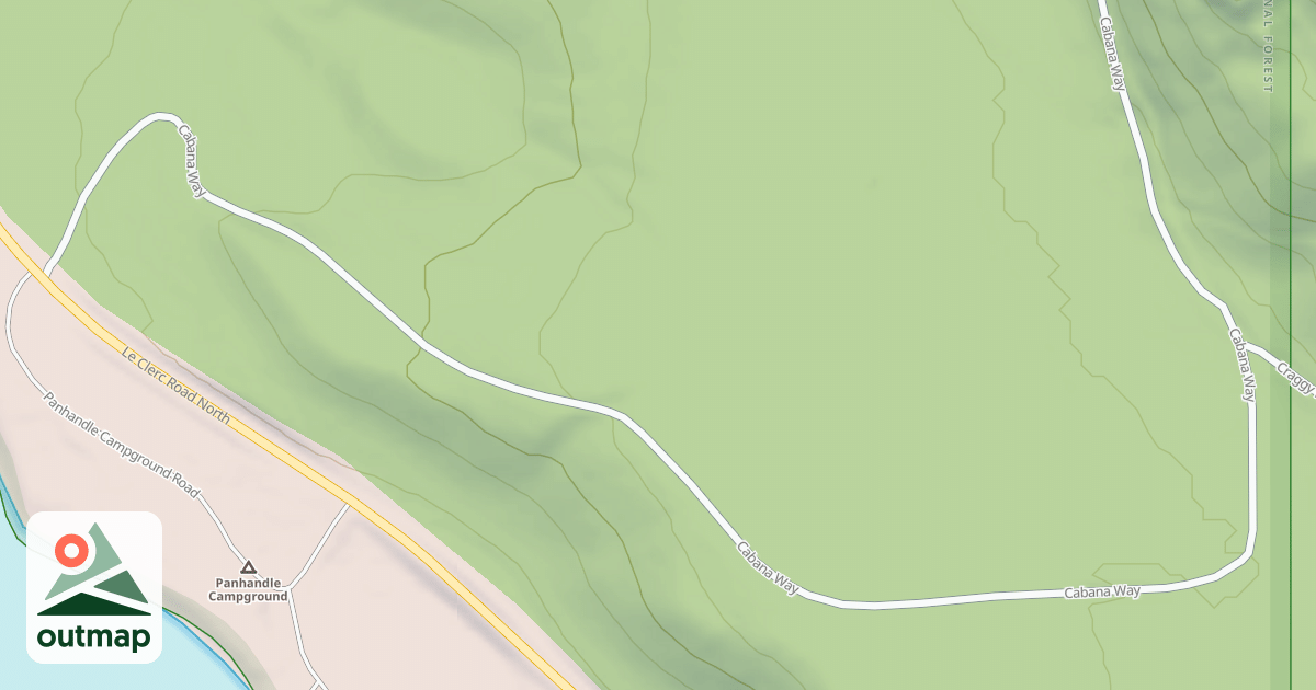 Map of CABANA WAY