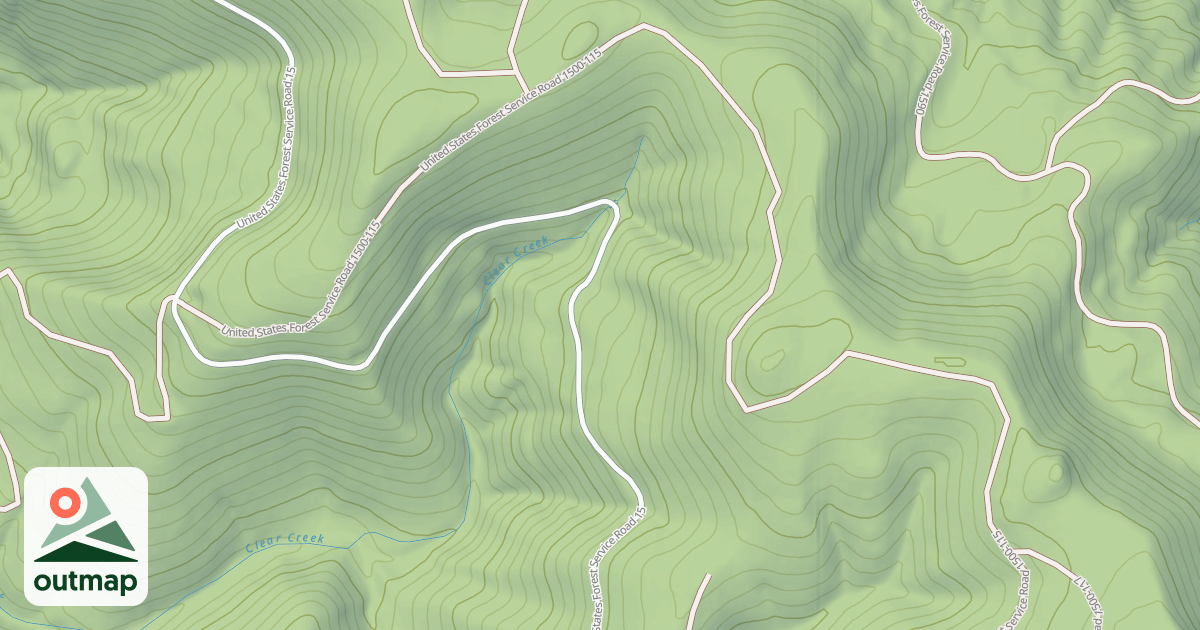 Map of CASTLE ROCK RIDGE