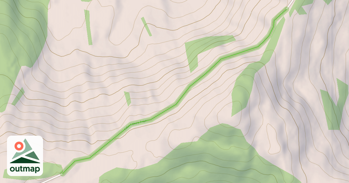 Map of Elfin Lakes Trail