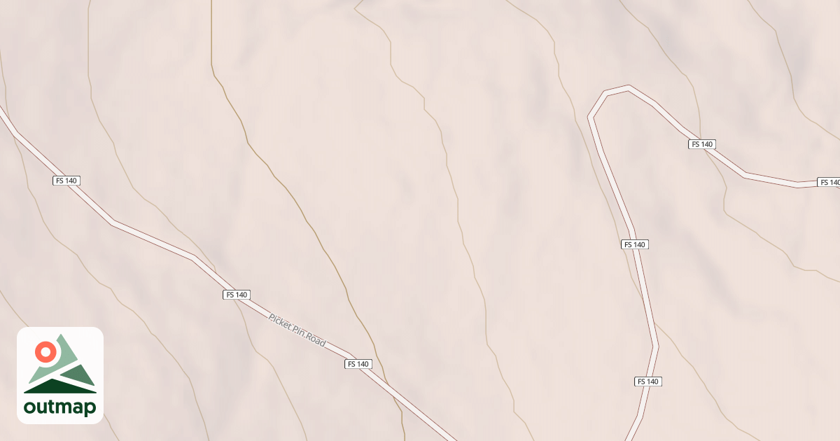 Map of PICKET PIN X
