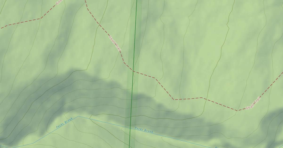 Map preview of Gould Trail