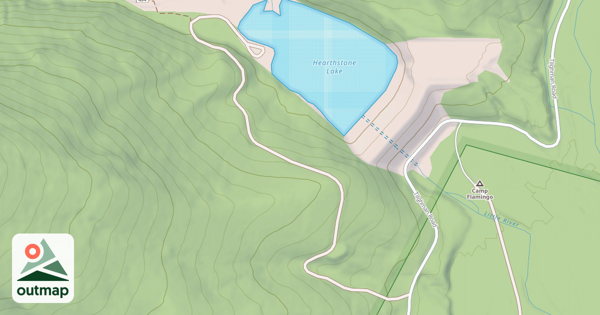 Map of LITTLE RIVER