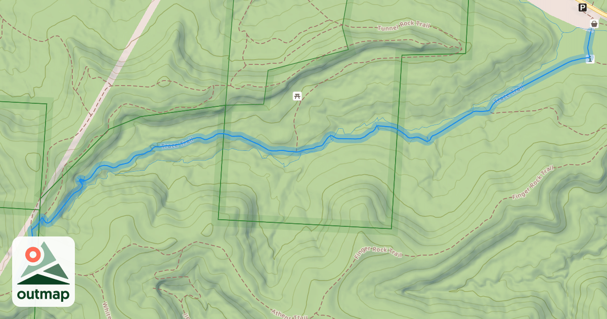 Map of Trace Trail