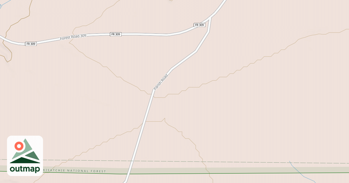 Map of USFS Motor Vehicle Use Map Roads {0496A194-5984-43DD-873C-20876344BC40}