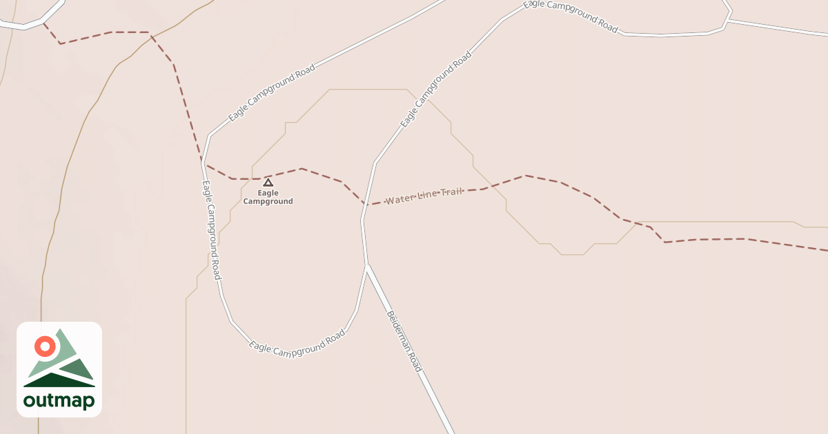 Map of Fort Egbert Water Line Trail