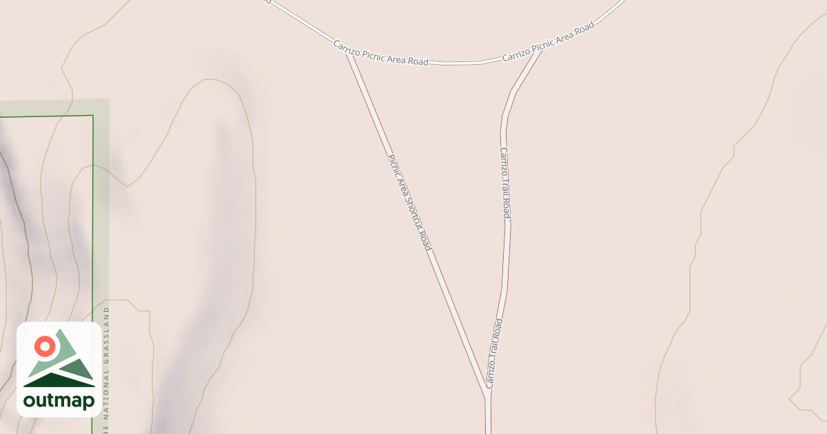Map of PICNIC AREA SHORTCUT