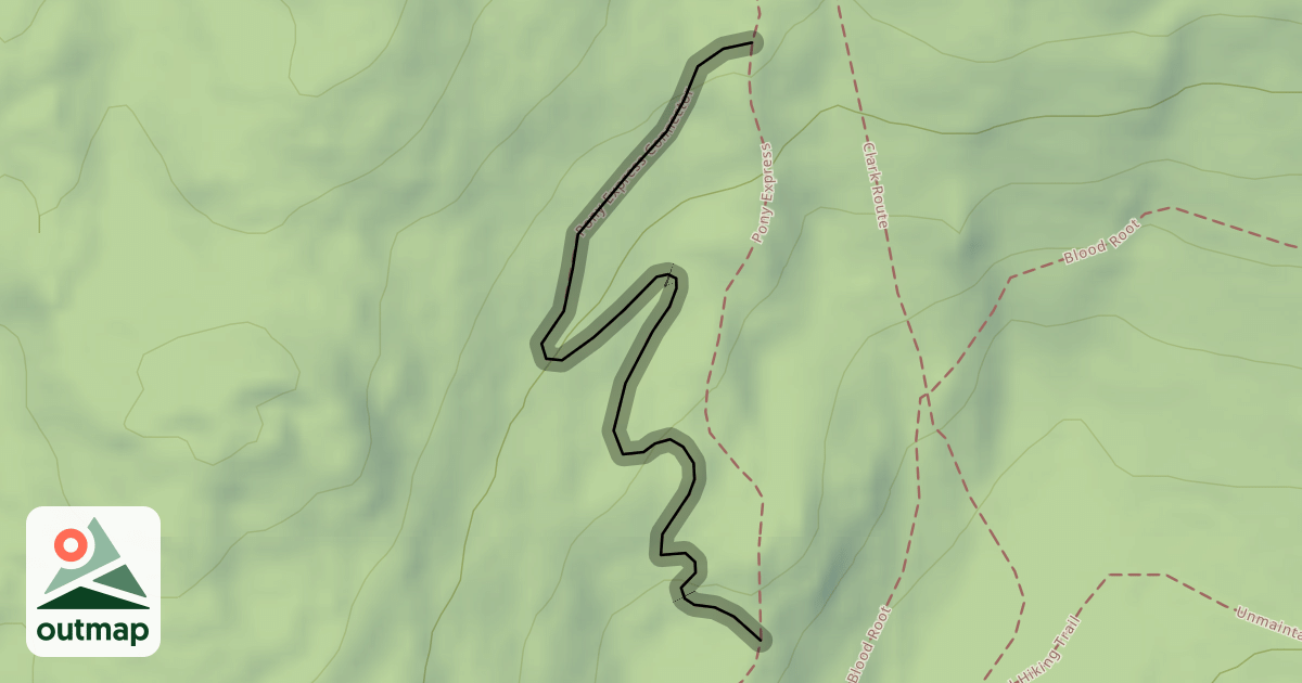 Map of Pony Express Connector
