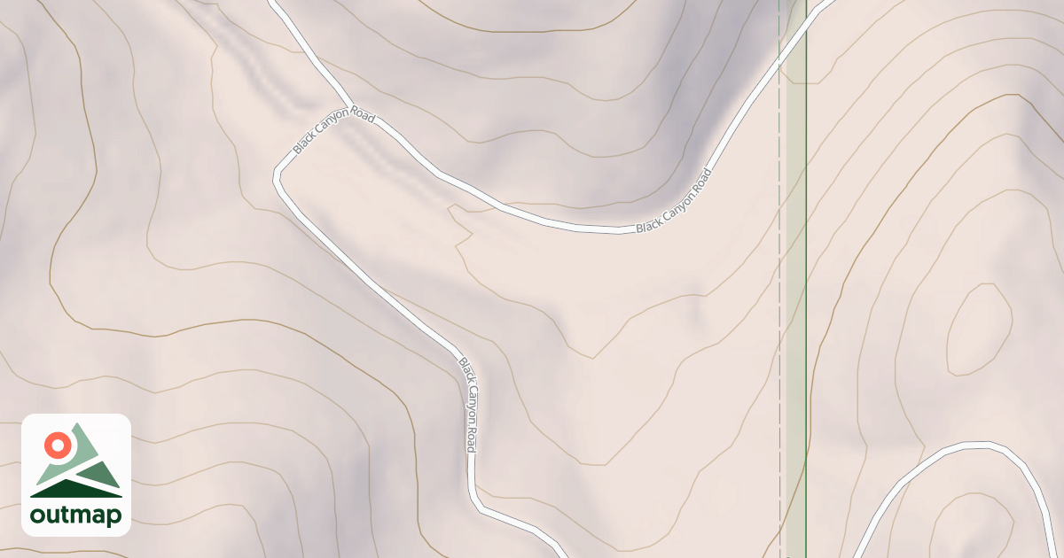 Map of BLACK CANYON