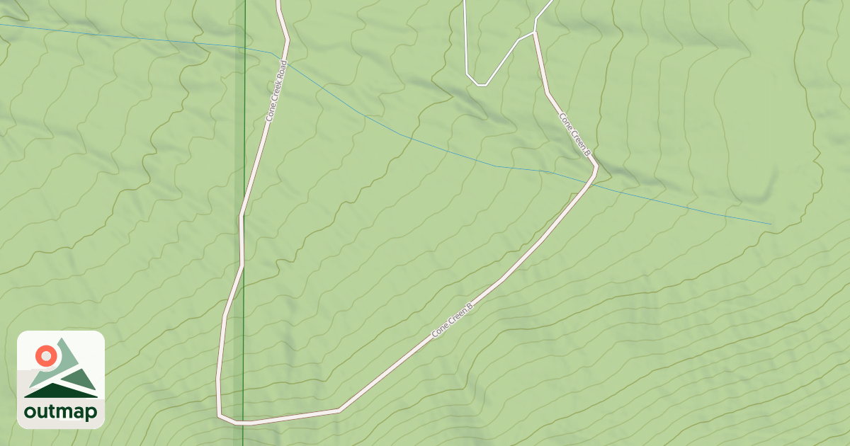 Map of CONE CREEK B