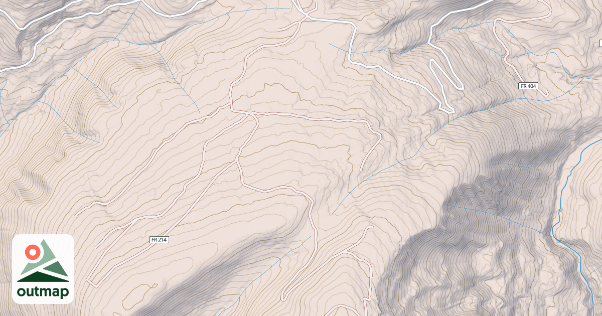 Map of BLACK MESA A