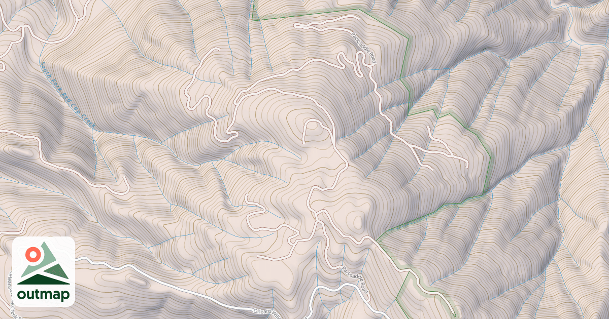 Map of PACKSADDLE