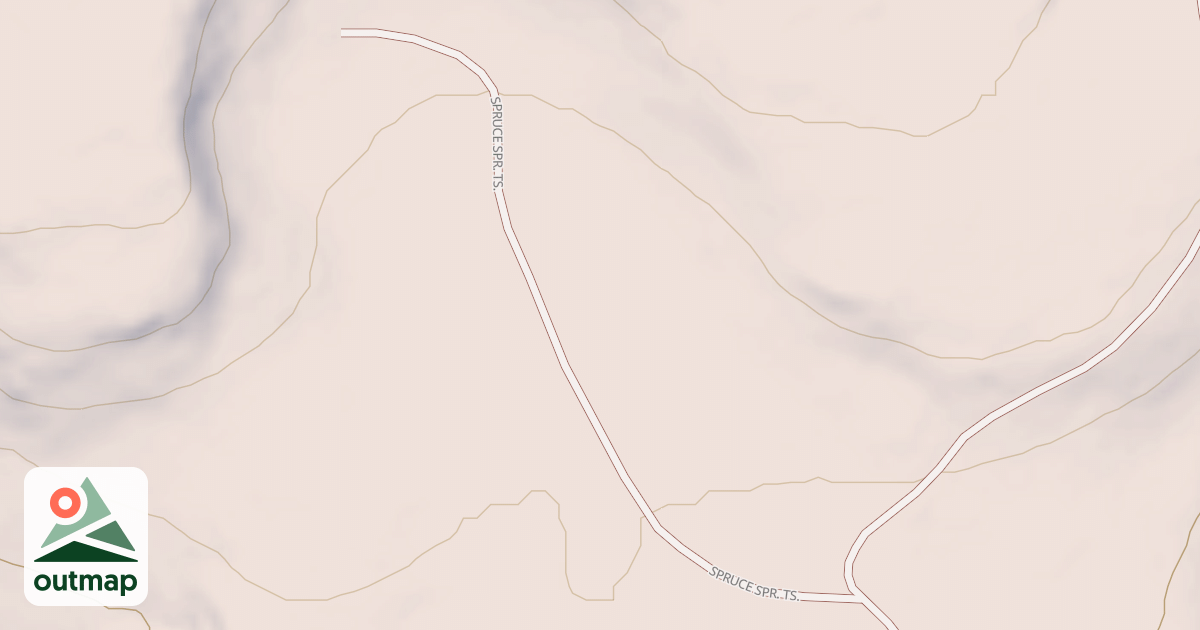Map of SPRUCE SPR. TS.