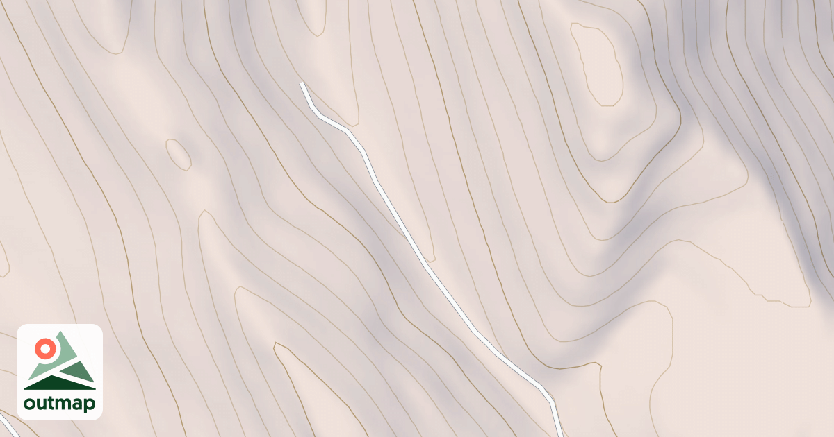 Map of Lower Huckleberry Spur