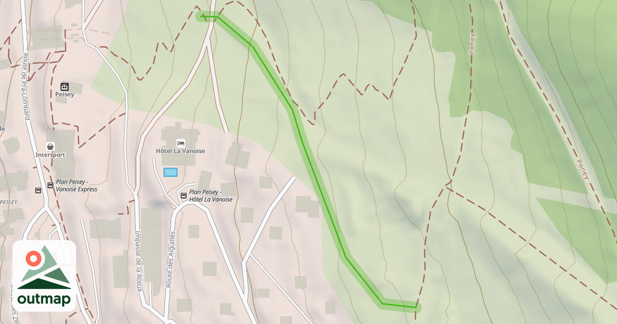 Map of Accès Plan-Peisey