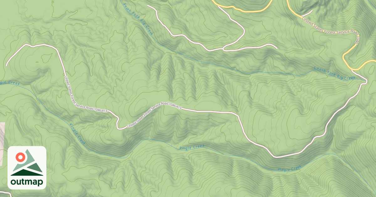 Map of USFS Motor Vehicle Use Map Roads {6C610834-F189-4E50-9B29-1DAE1B6A75E5}