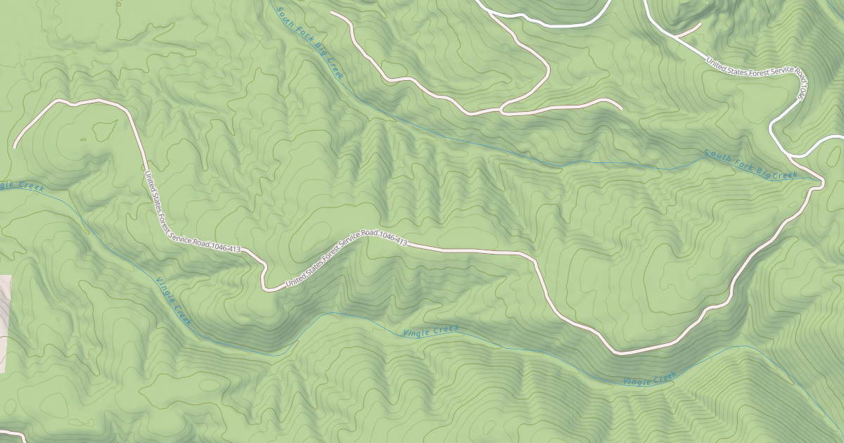 Map preview of USFS Motor Vehicle Use Map Roads {6C610834-F189-4E50-9B29-1DAE1B6A75E5}