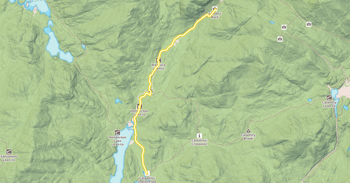 Map preview of Indian Pass Trail