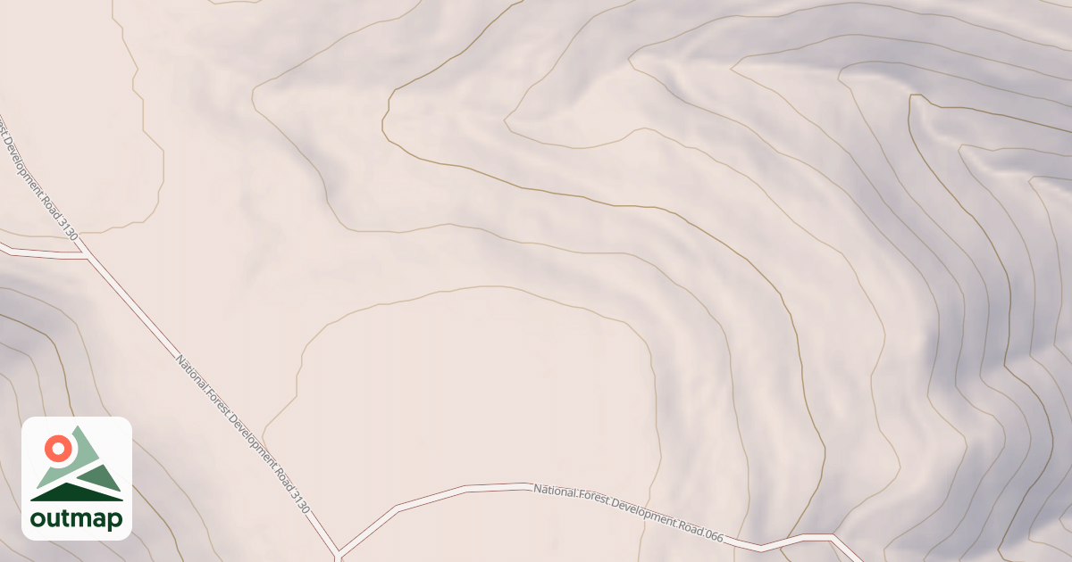 Map of USFS Motor Vehicle Use Map Trails 17844