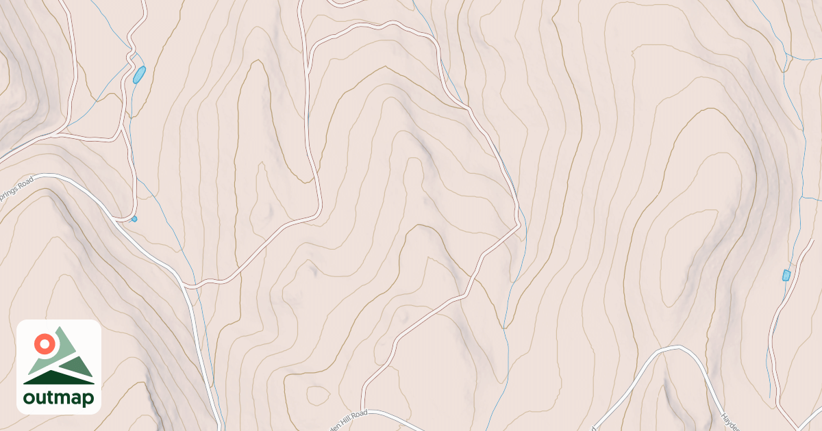 Map of CARY SPRING SPUR