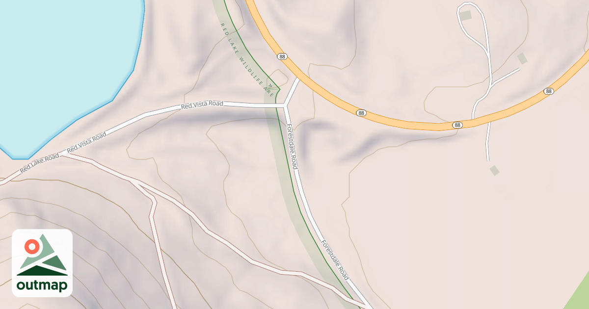 Map of Forestdale Road