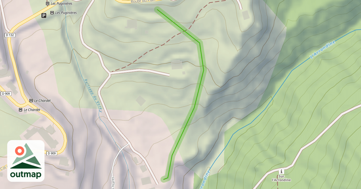 Map of Abbaye Droite