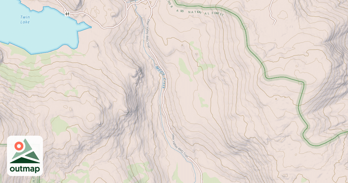 Map of DEER VALLEY 4WD TRAIL